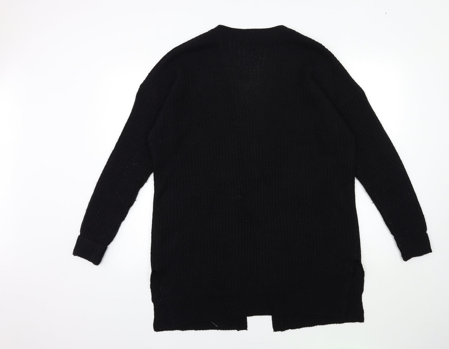 Brave Soul Womens Black  Knit Cardigan Jumper Size L
