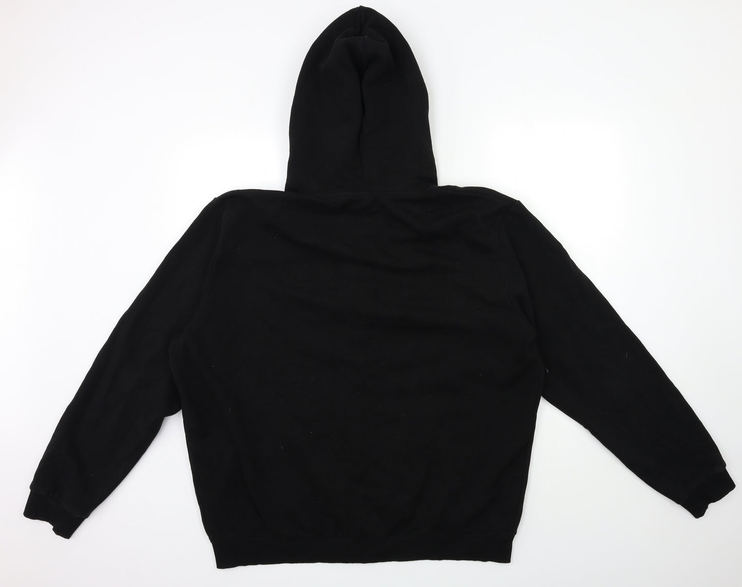 H&M Mens Black   Full Zip Hoodie Size XL