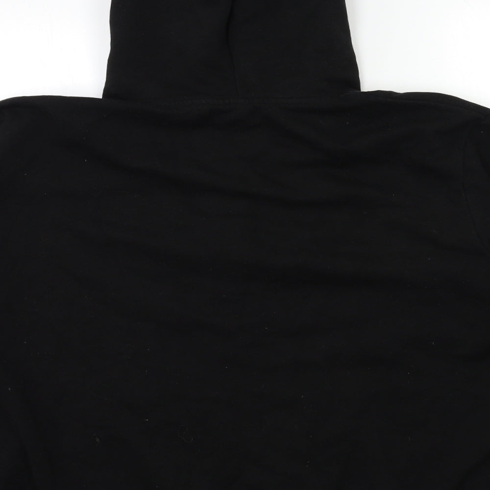 H&M Mens Black   Full Zip Hoodie Size XL