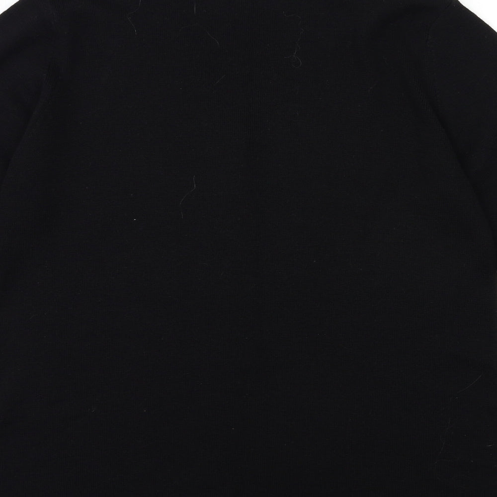 Marks and Spencer Womens Black  Knit Cardigan Jumper Size 16
