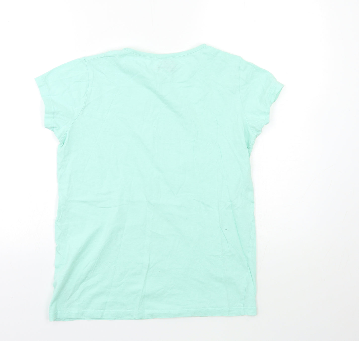 Primark Girls Green   Basic T-Shirt Size 13-14 Years