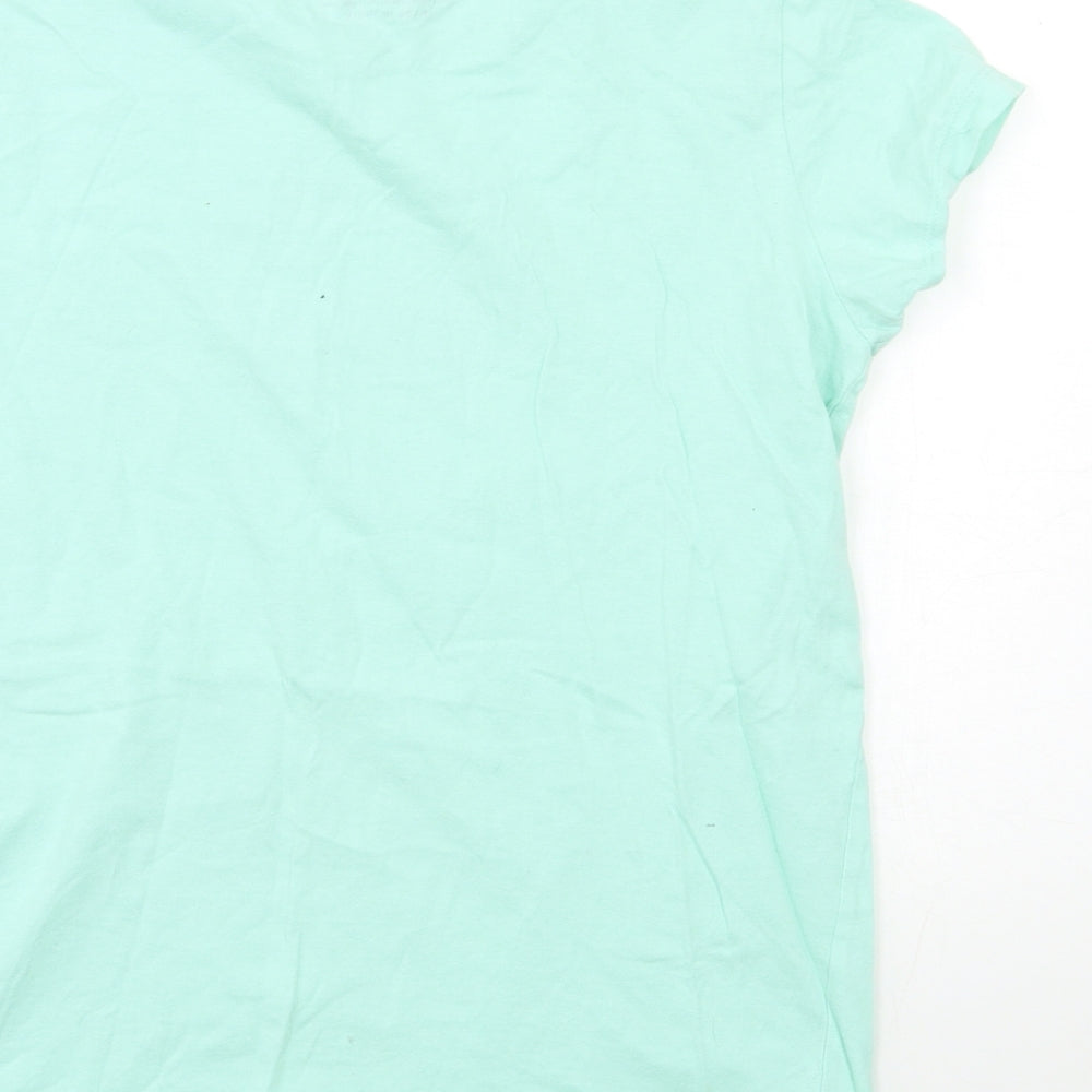 Primark Girls Green   Basic T-Shirt Size 13-14 Years