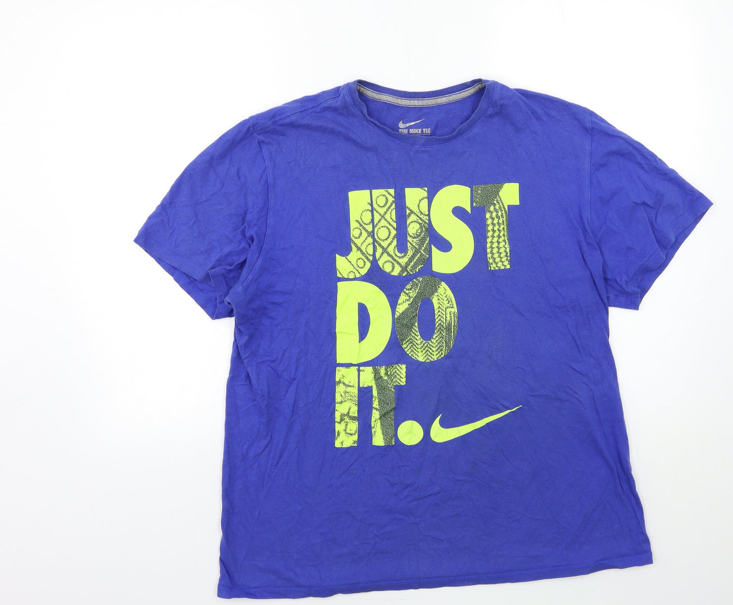 Nike Mens Blue    T-Shirt Size L