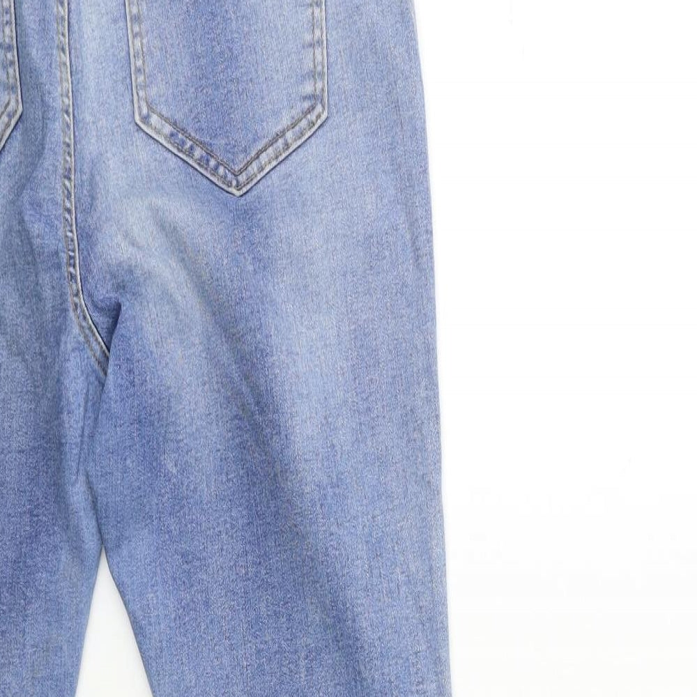 Denim & Co. Womens Blue  Denim Skinny Jeans Size 14 L27 in