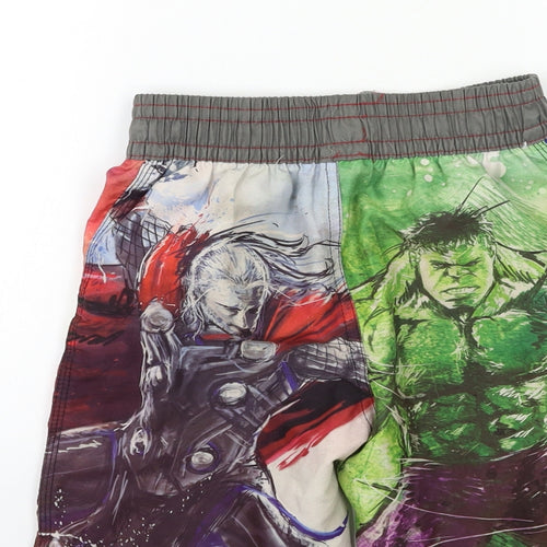 TU Boys Red   Bermuda Shorts Size 7 Years - avengers