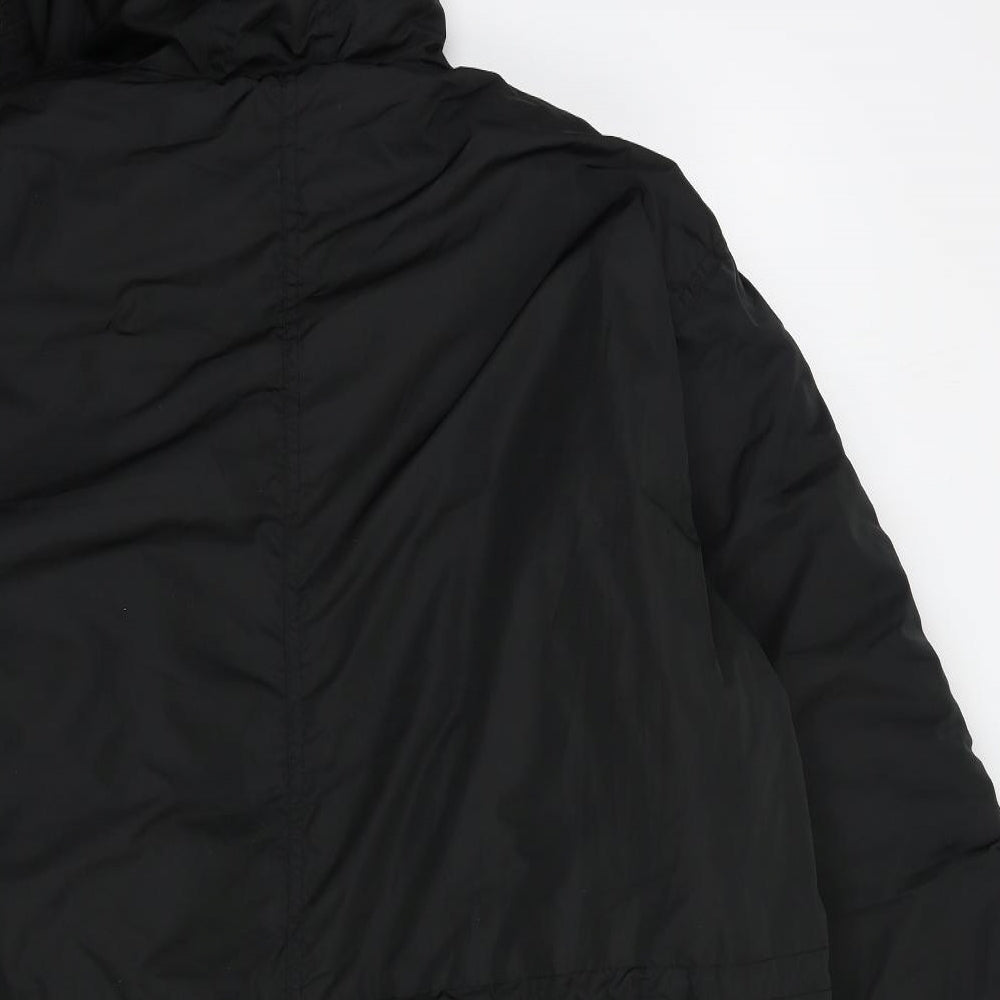 FITZGERALS USA Mens Black   Parka Coat Size 2XL