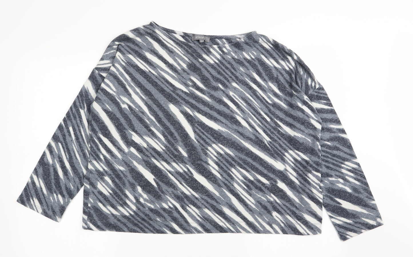 Principles Womens Multicoloured Animal Print  Basic T-Shirt Size 18