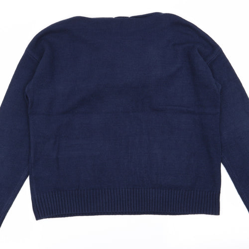 TU Womens Blue   Pullover Jumper Size S