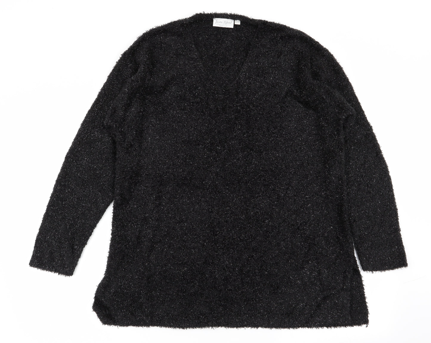 sara neal Womens Black   Pullover Jumper Size 14  - size 14-16