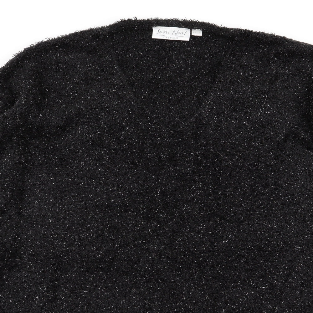 sara neal Womens Black   Pullover Jumper Size 14  - size 14-16