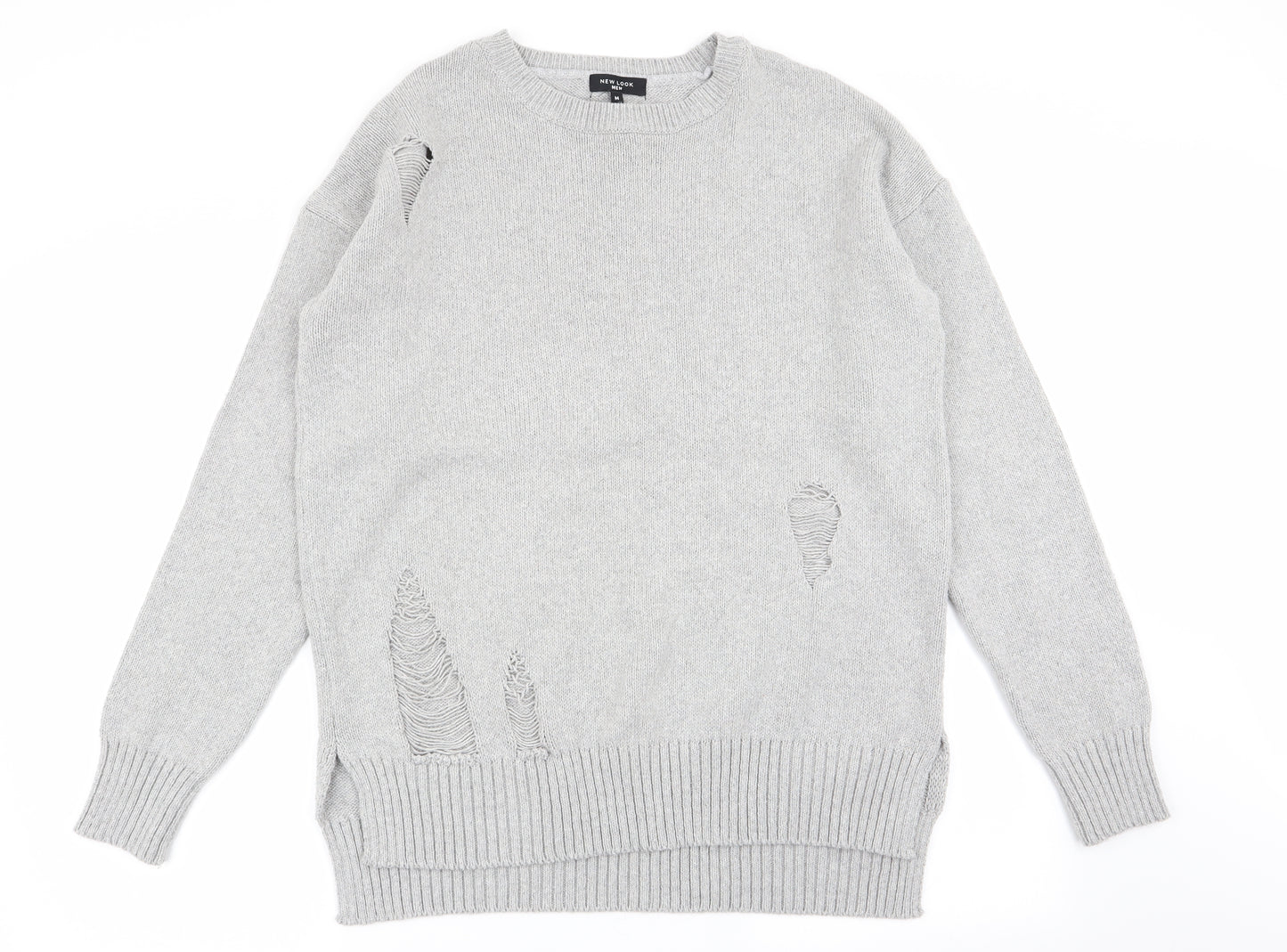 New Look Mens Grey   Pullover Jumper Size M