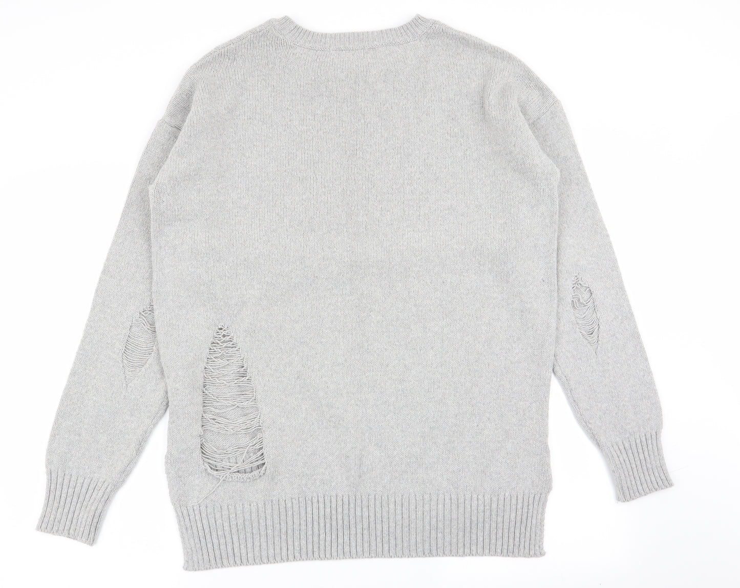 New Look Mens Grey   Pullover Jumper Size M
