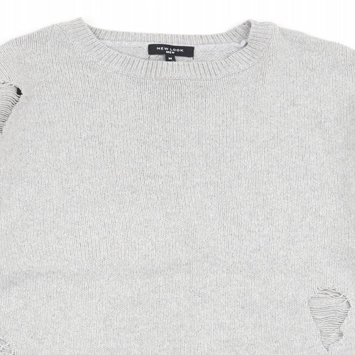 New Look Mens Grey   Pullover Jumper Size M