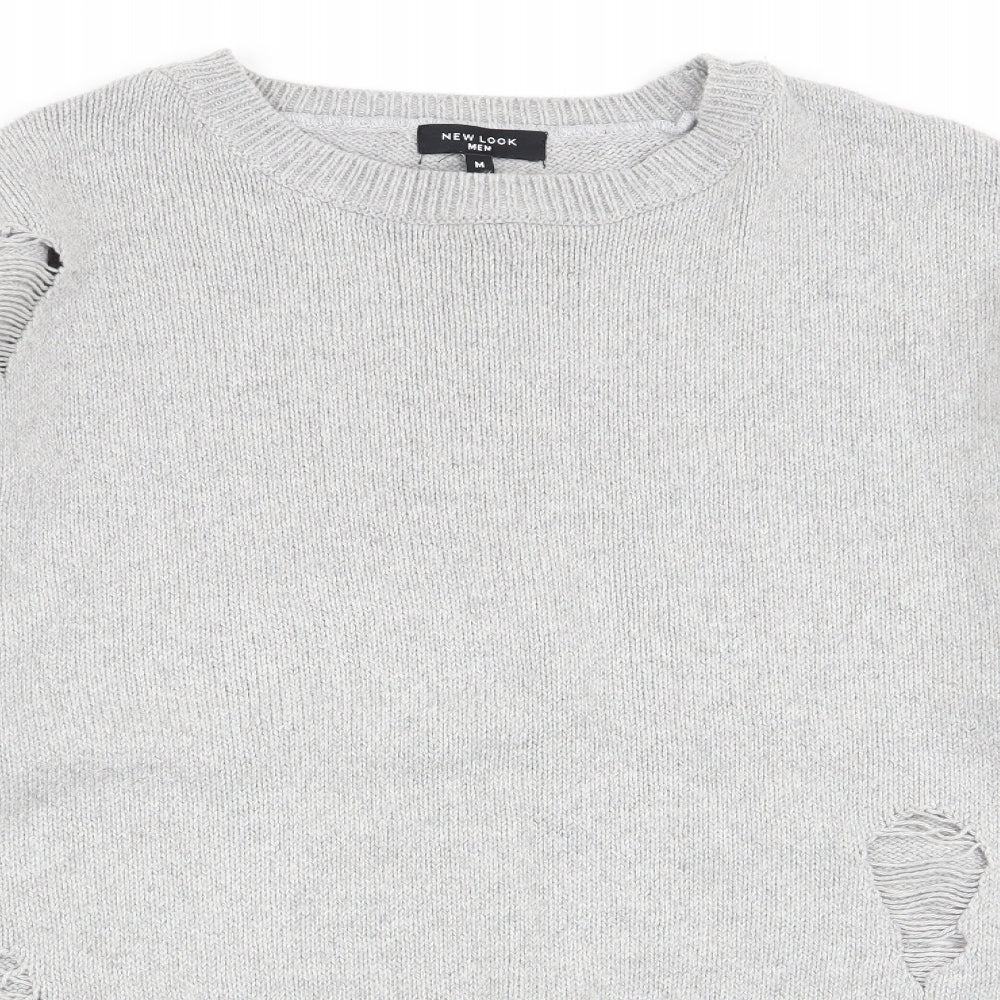 New Look Mens Grey   Pullover Jumper Size M