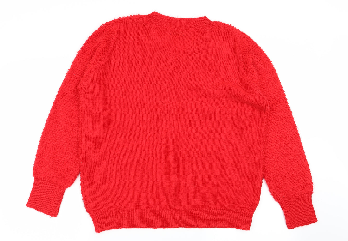 Papaya Womens Red   Pullover Jumper Size L