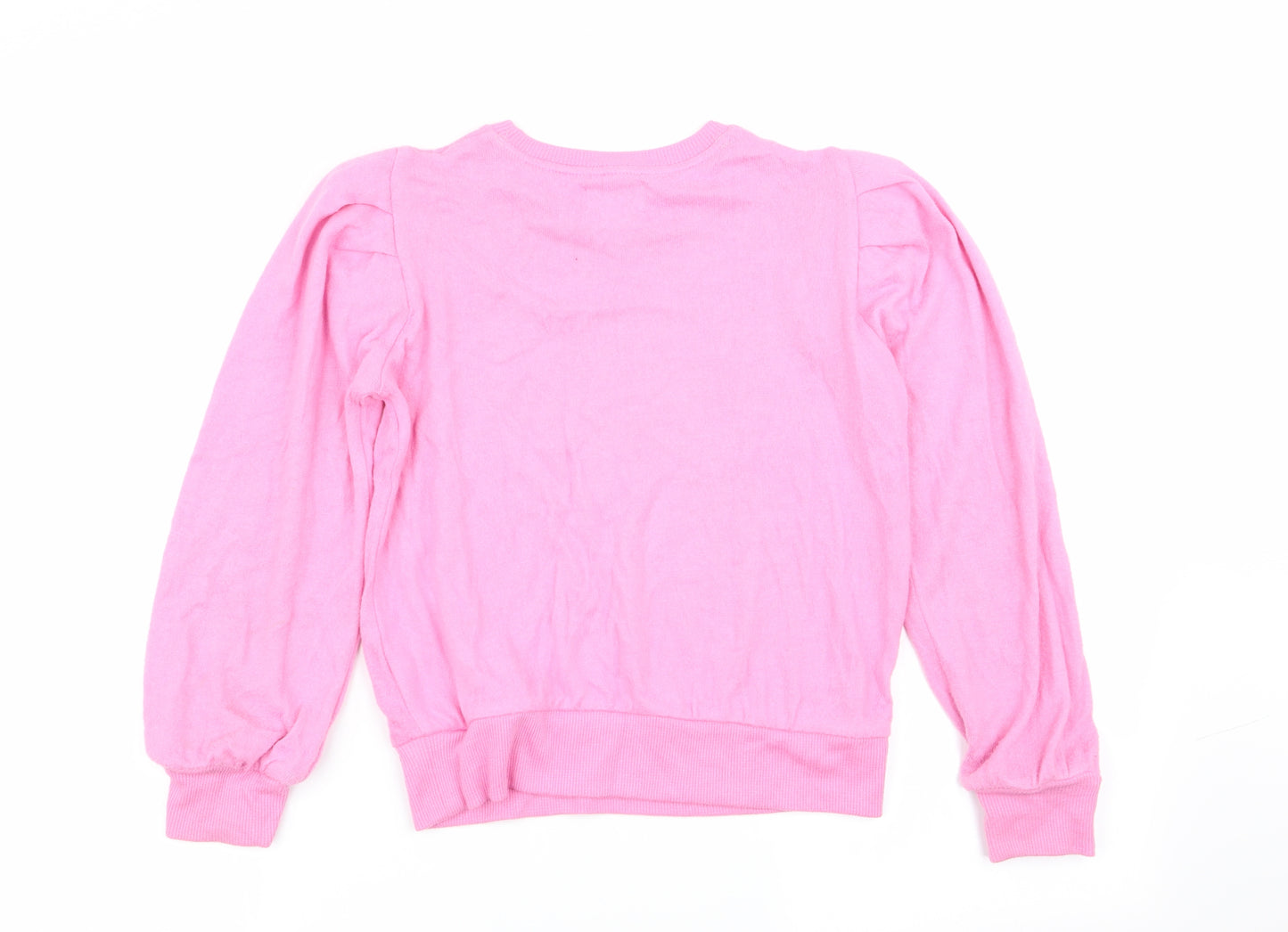 River Island Girls Pink   Pullover Jumper Size 9-10 Years