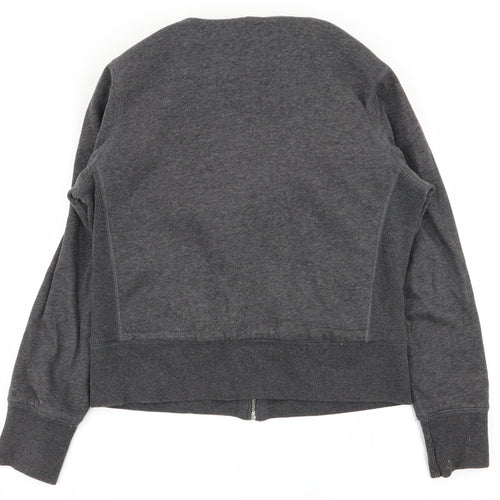 evivssa Womens Grey   Full Zip Jumper Size M