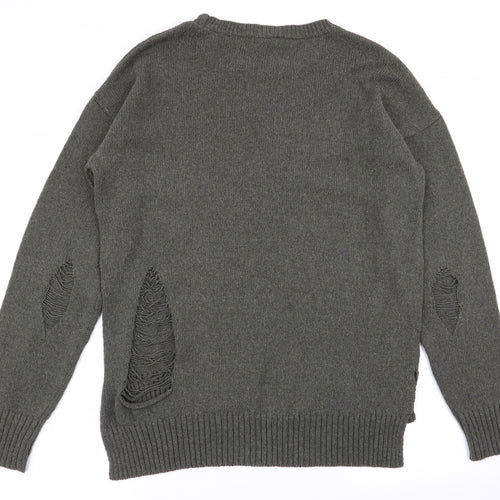 New Look Mens Green   Pullover Jumper Size M