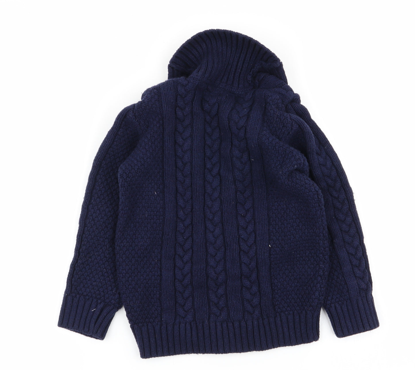NEXT Boys Blue   Cardigan Jumper Size 5-6 Years