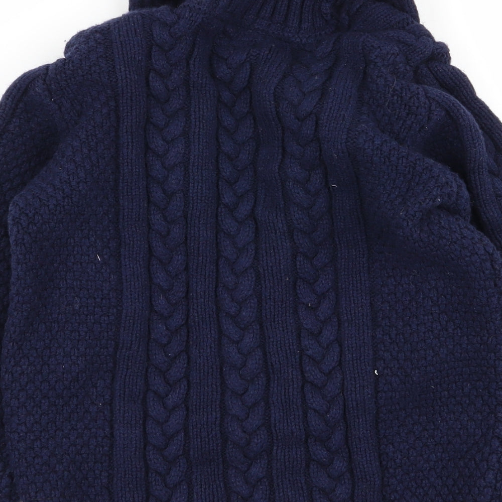 NEXT Boys Blue   Cardigan Jumper Size 5-6 Years