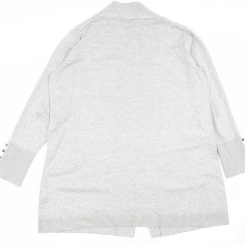 Primark Womens Grey   Cardigan Jumper Size 14