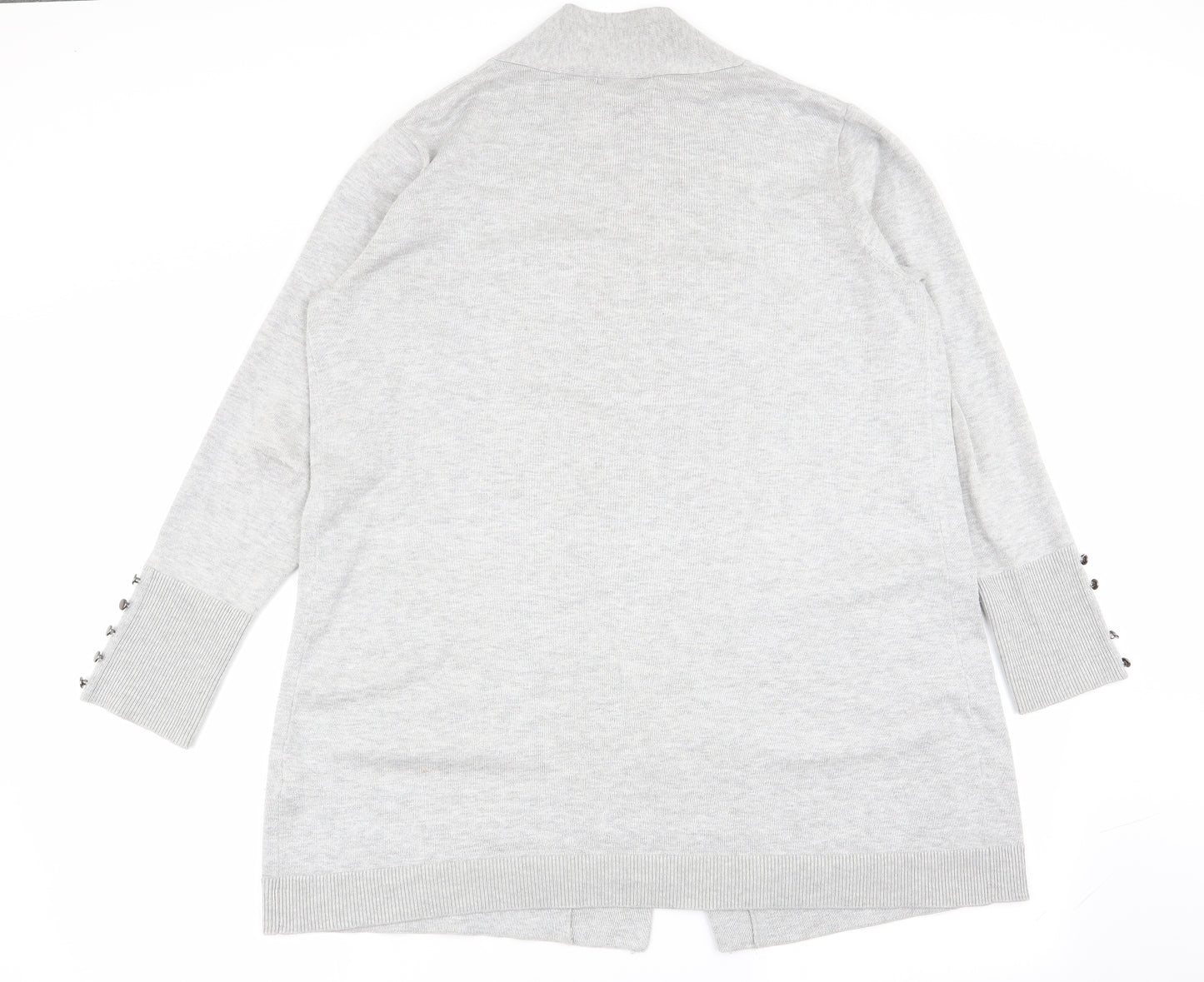 Primark Womens Grey   Cardigan Jumper Size 14
