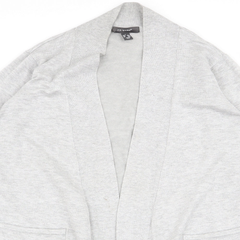 Primark Womens Grey   Cardigan Jumper Size 14