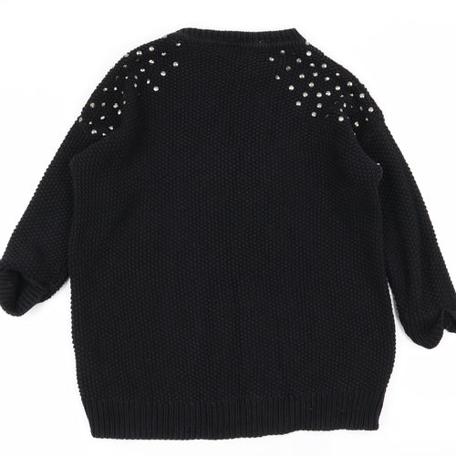 Topshop Womens Black   Pullover Jumper Size 8