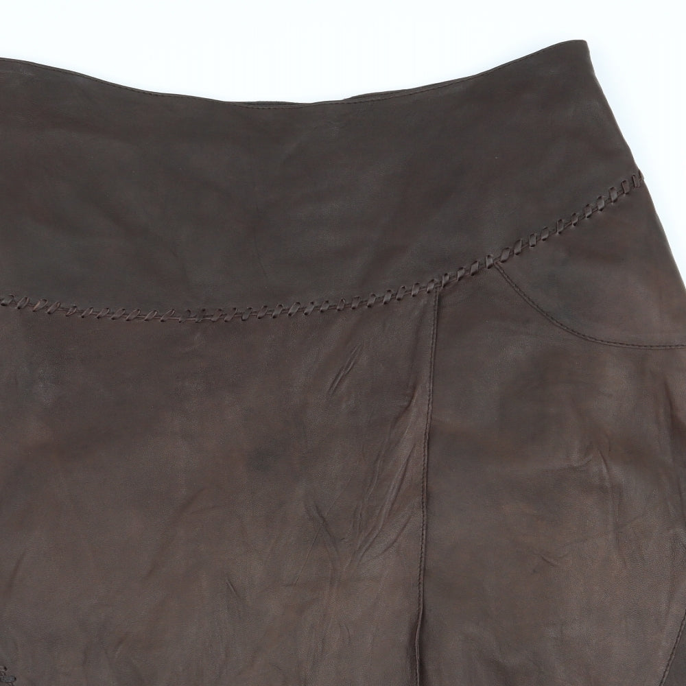 River Island Womens Brown   Flare Skirt Size 16