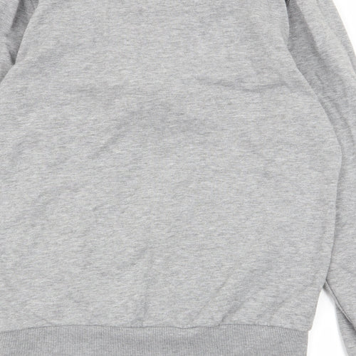 projekts Womens Grey Animal Print  Full Zip Jumper Size S