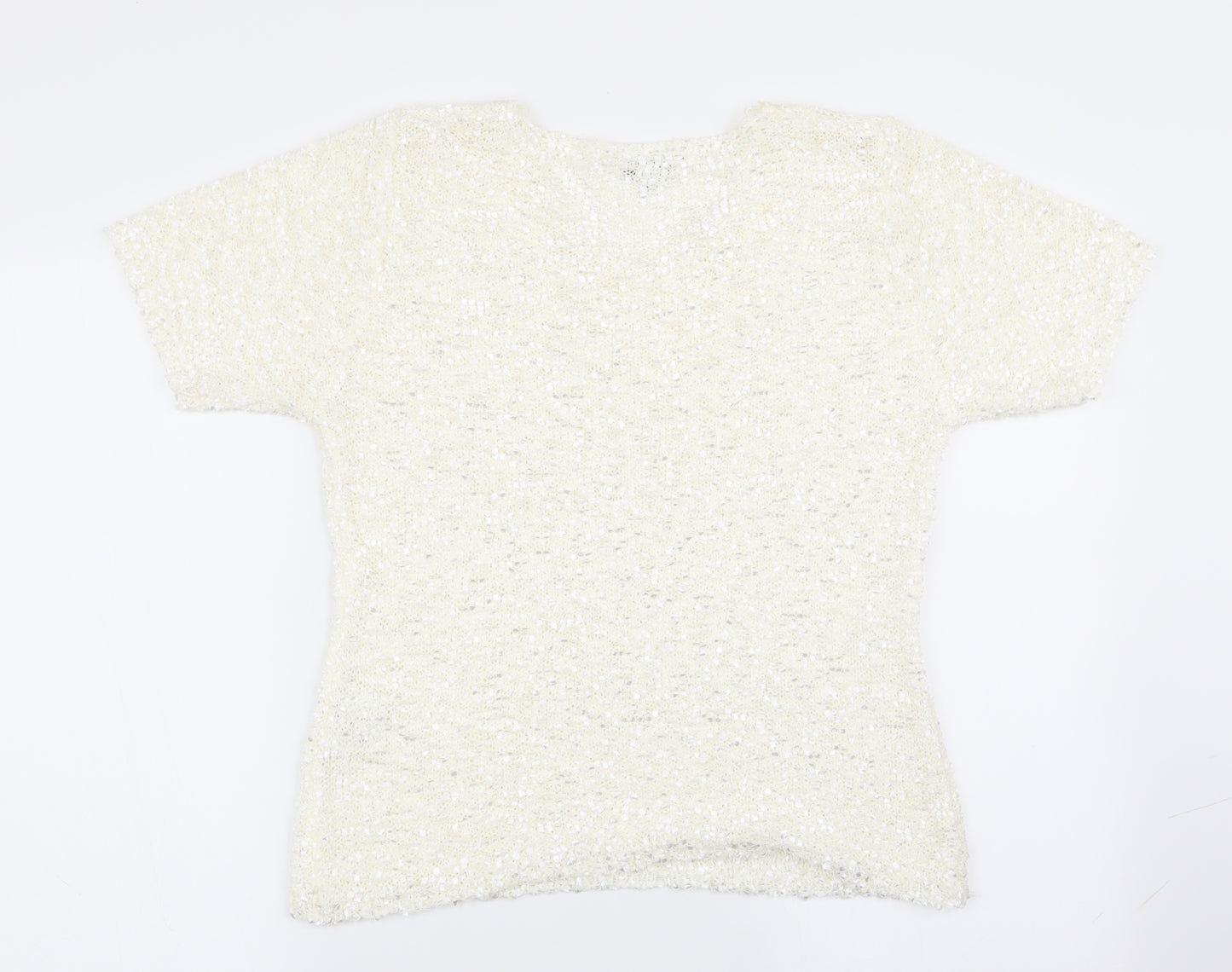 eliagabeth scott Womens White   Pullover Jumper Size S  - Size S-M