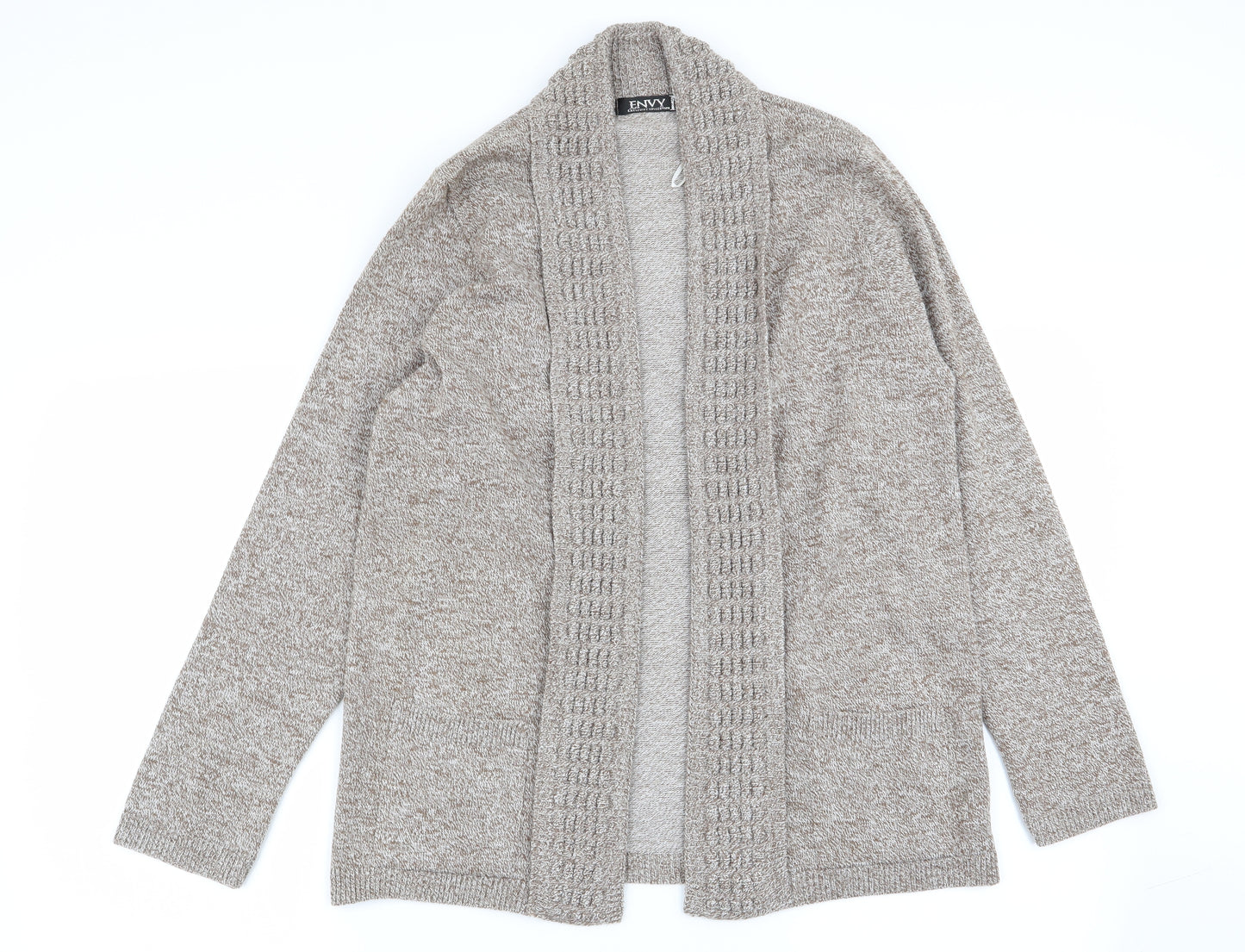 Envy Womens Brown   Cardigan Jumper Size S  - Size S-M