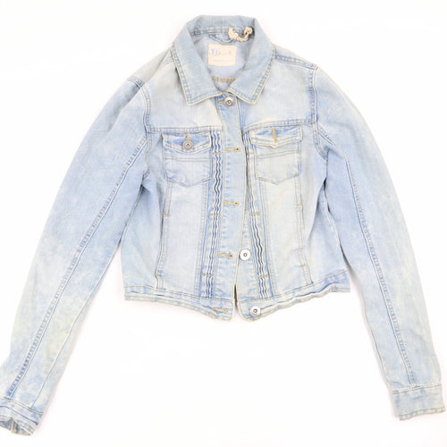 365 Womens Blue   Jacket  Size 8  - denim jacket