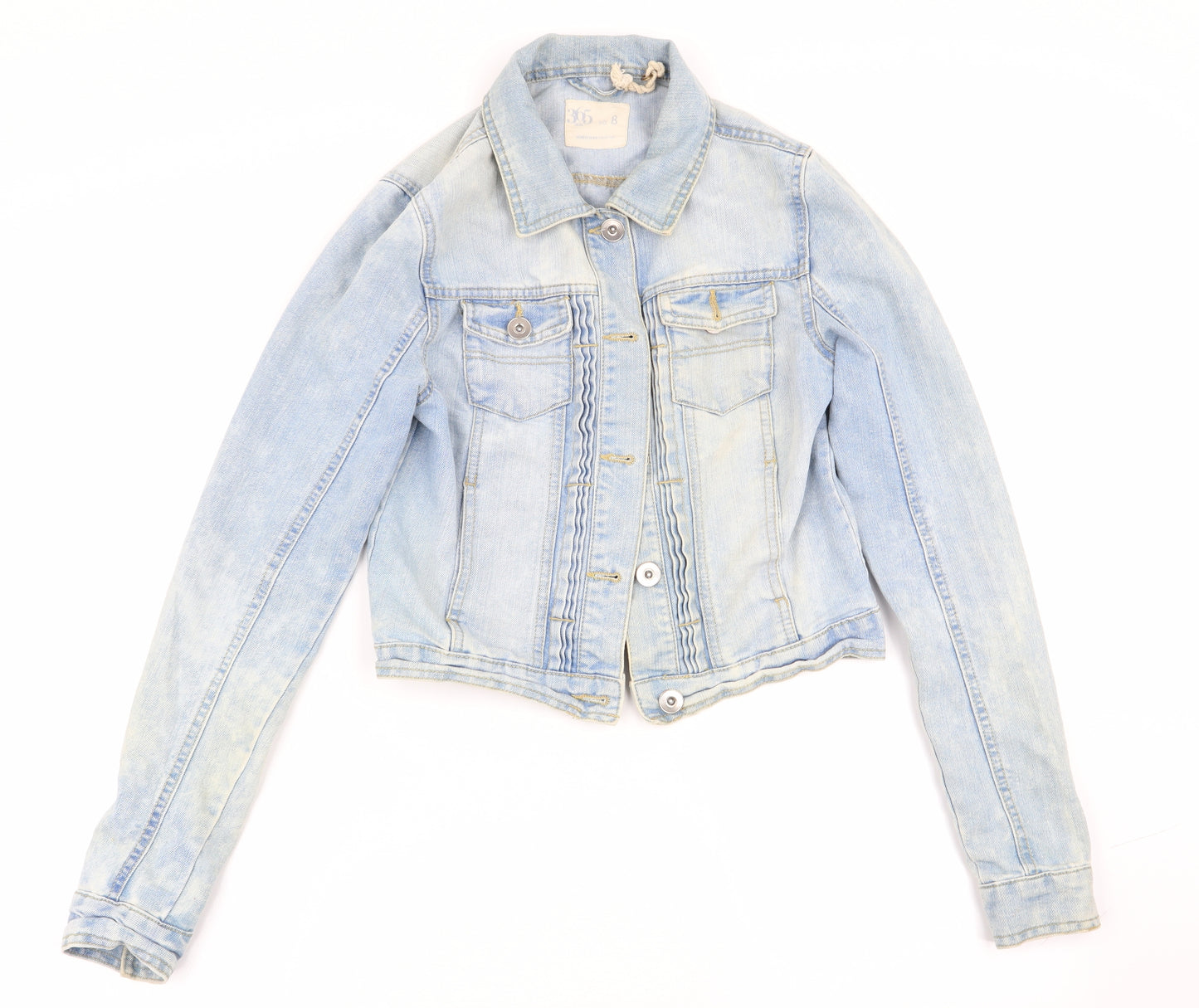 365 Womens Blue   Jacket  Size 8  - denim jacket