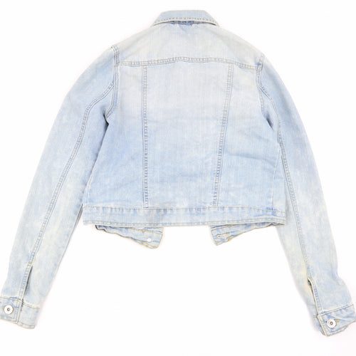 365 Womens Blue   Jacket  Size 8  - denim jacket