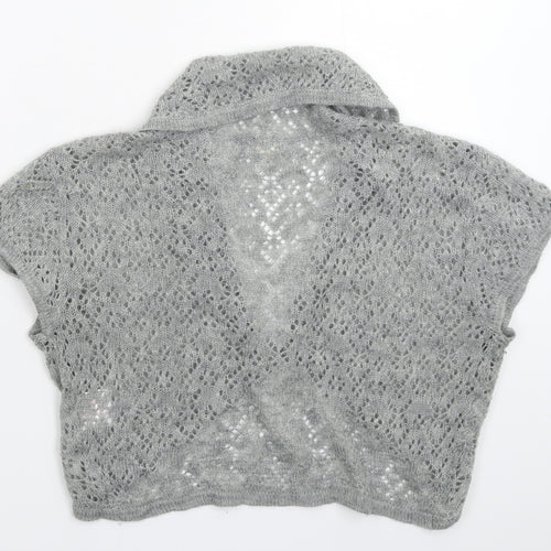 Zengara Womens Grey  Knit Vest Jumper Size 16