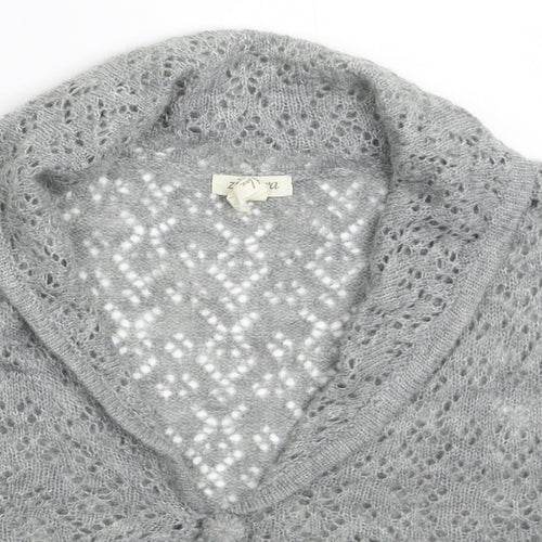 Zengara Womens Grey  Knit Vest Jumper Size 16