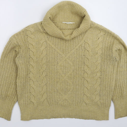 Primark Womens Beige  Knit Pullover Jumper Size 12