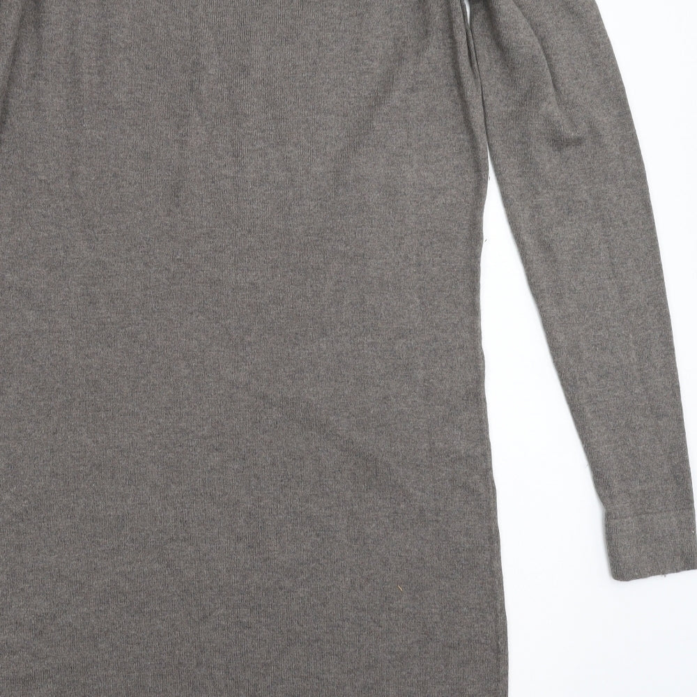 Warehouse Womens Grey  Knit Pullover Jumper Size 14