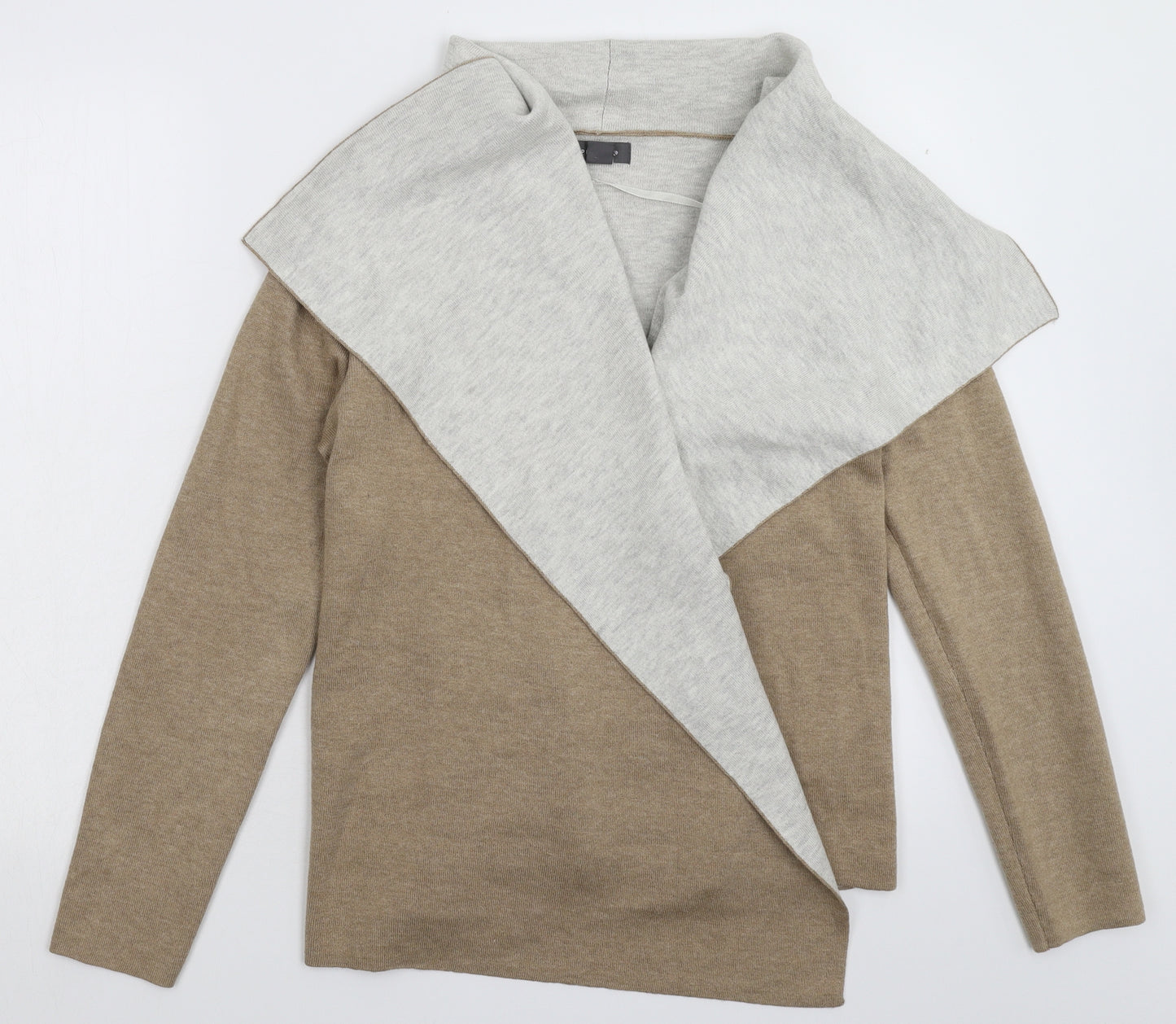 Primark Womens Grey  Knit Cardigan Jumper Size 8