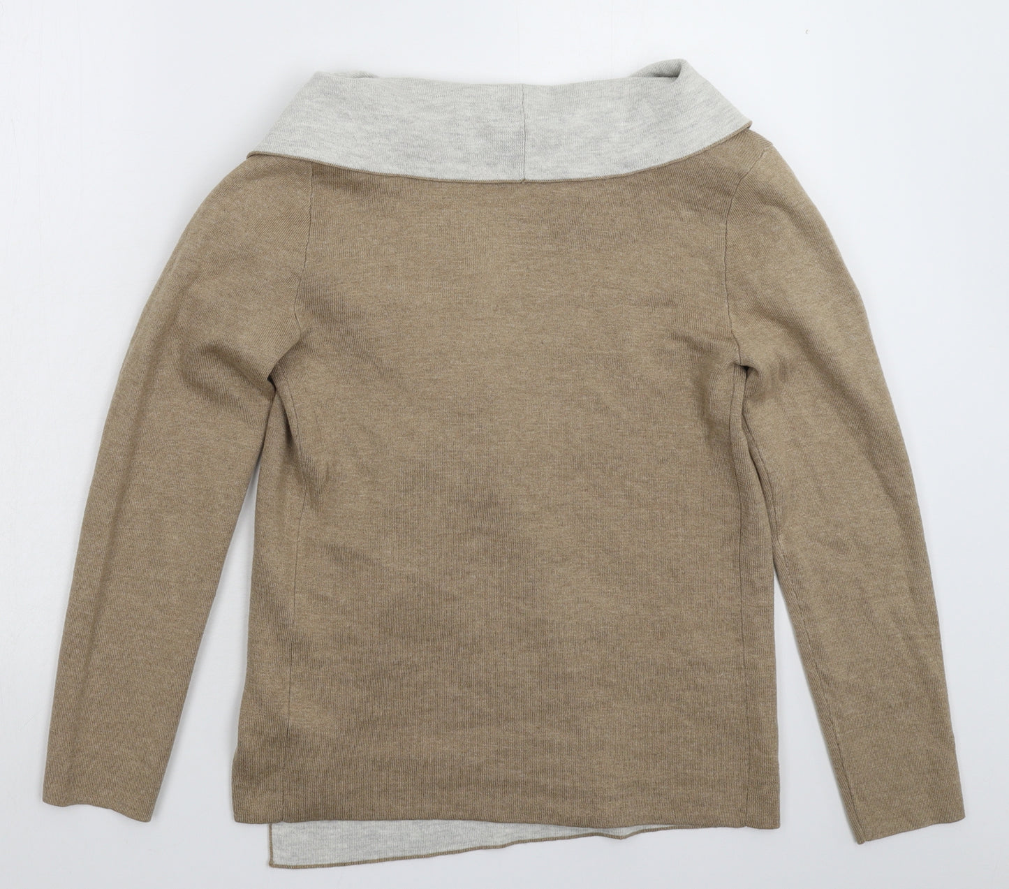 Primark Womens Grey  Knit Cardigan Jumper Size 8