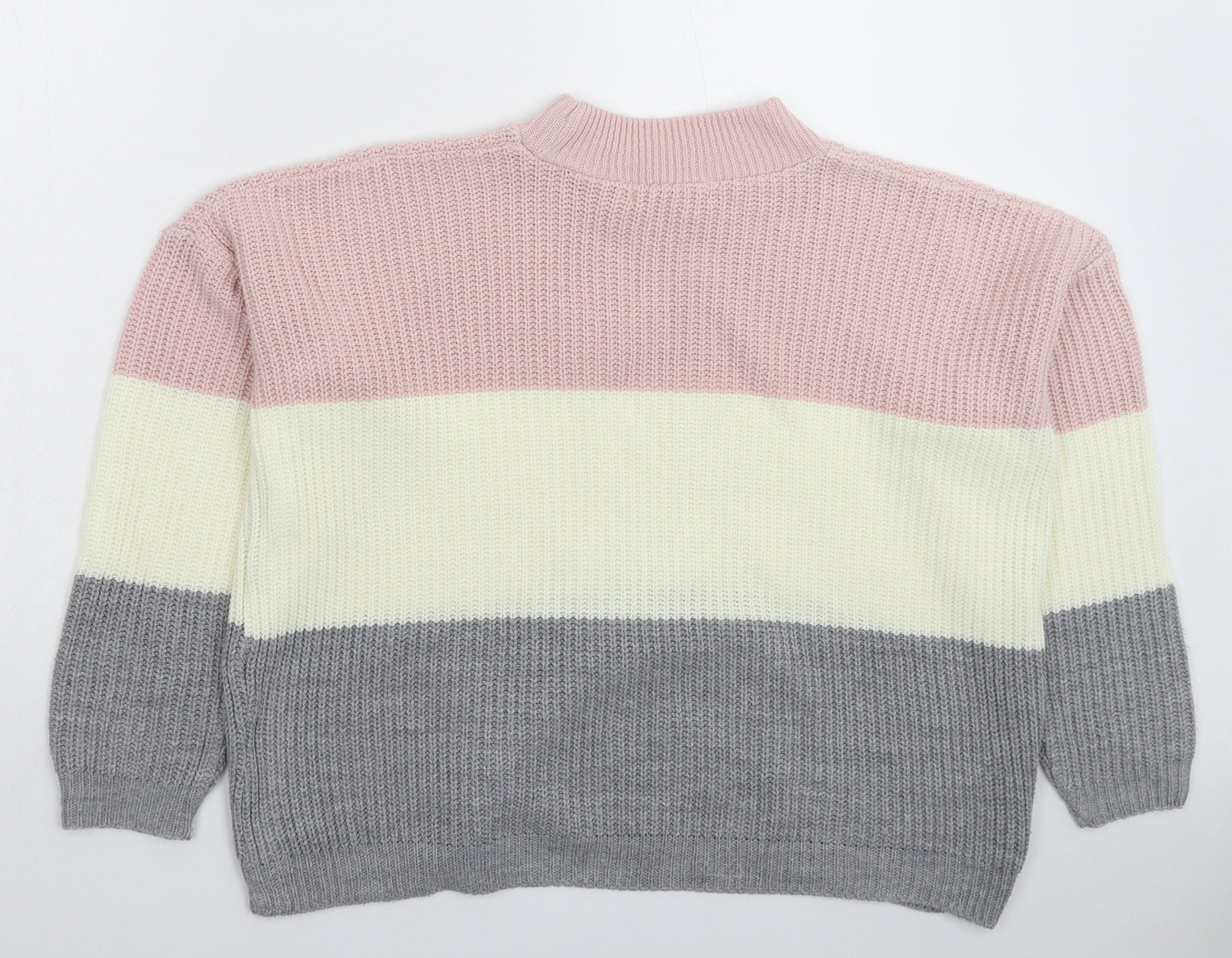Select Womens Multicoloured  Knit Pullover Jumper Size 14