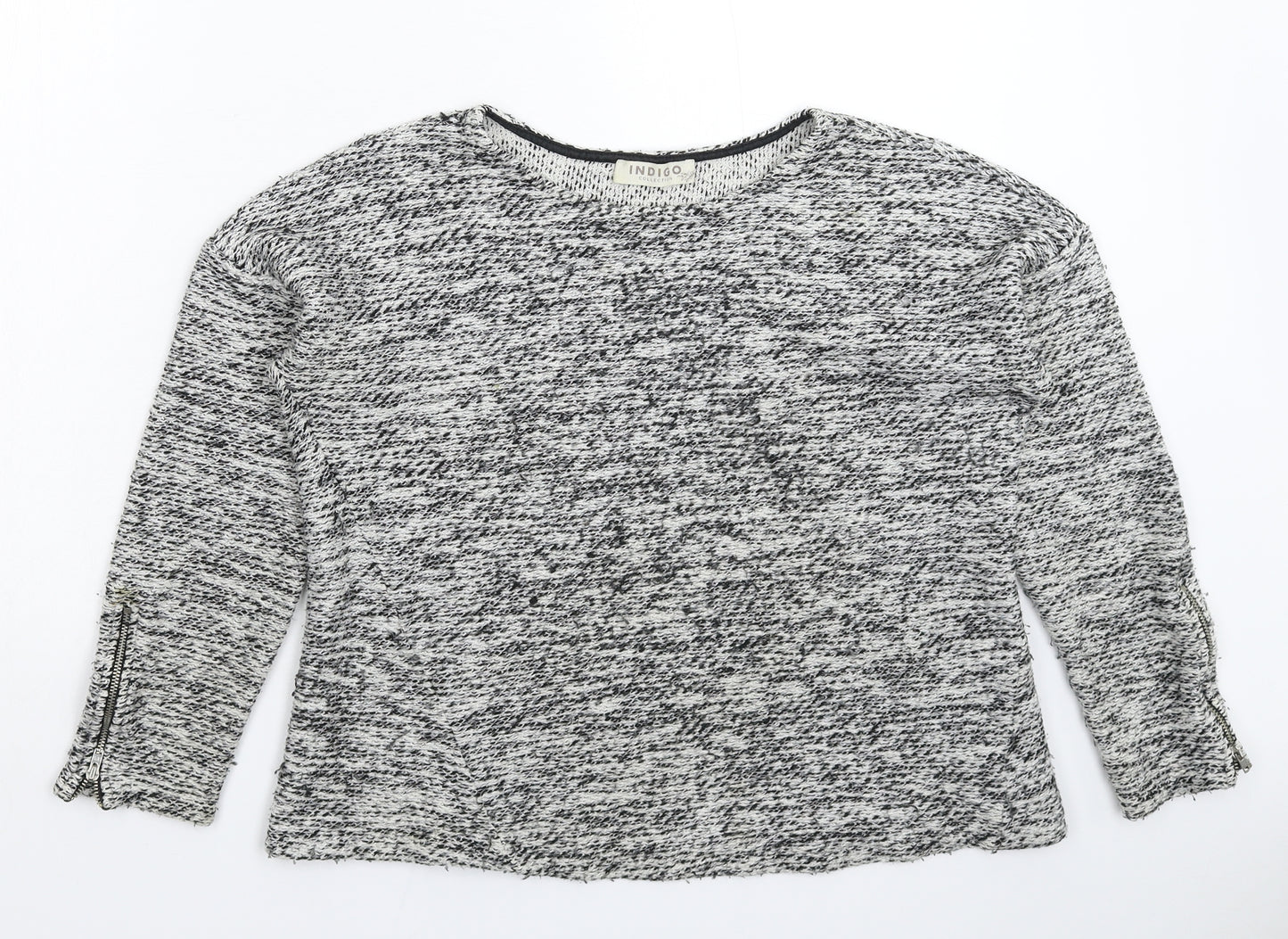 Marks and Spencer Womens Grey  Knit Pullover Jumper Size 14