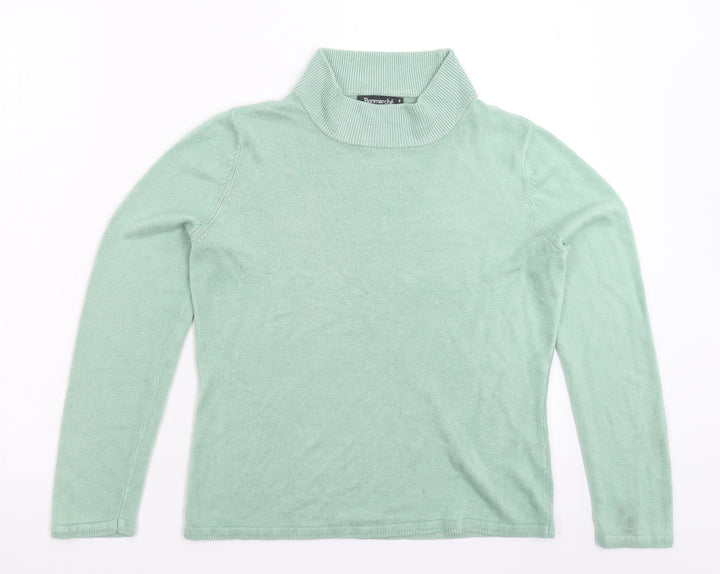 Bonmarché Womens Green  Knit Pullover Jumper Size S