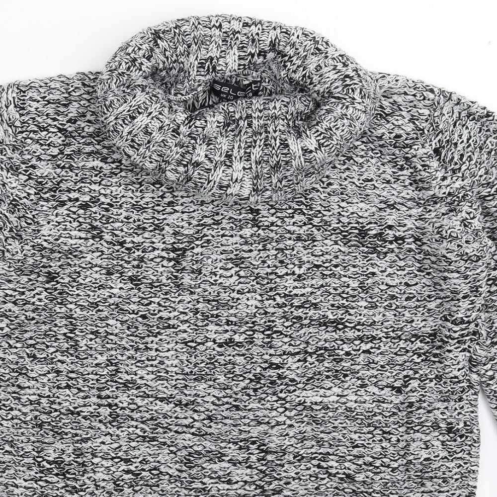 Select Womens Grey  Knit Pullover Jumper Size 16