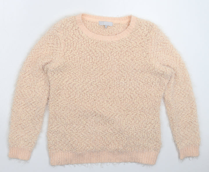 Red Herring Womens Beige Knit Pullover Jumper Size 12