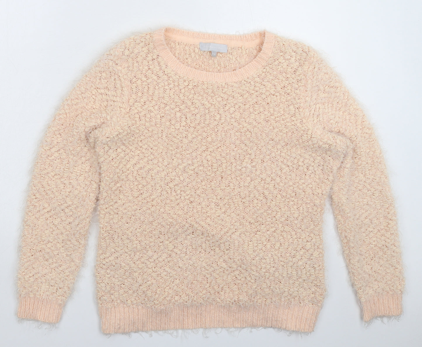 Red Herring Womens Beige  Knit Pullover Jumper Size 12