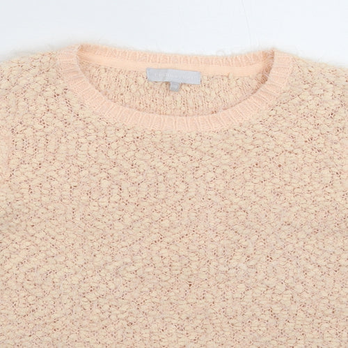 Red Herring Womens Beige  Knit Pullover Jumper Size 12