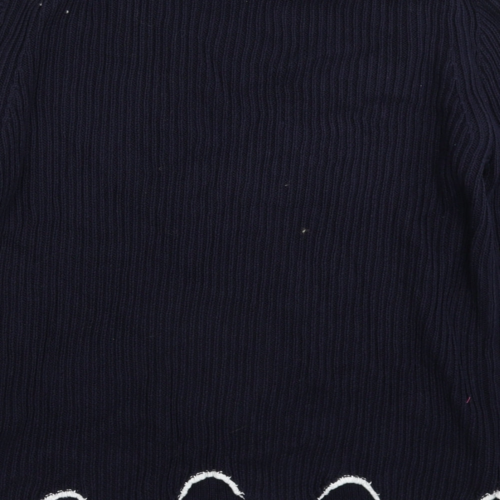 Marks and Spencer Womens Blue  Knit Pullover Jumper Size 14