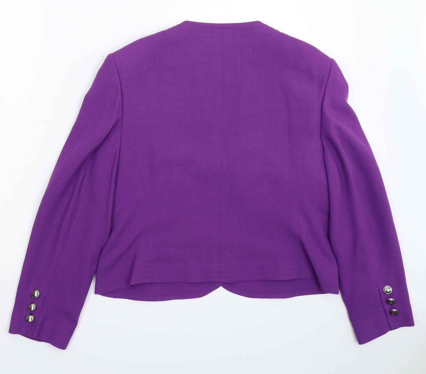 Jaeger Womens Purple   Jacket Blazer Size 16